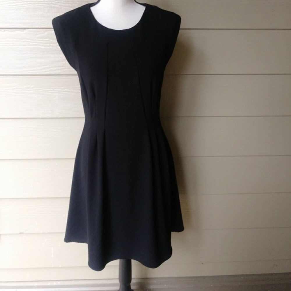 Topshop little black skater dress size 8
